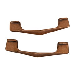 Vtg Chevron Arch Boomerang Polished Copper Cabinet Pull 2.75″ – Lot of 2