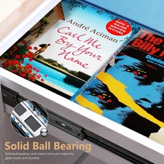 12″ Soft Close Drawer Slides – 2 Pack Side Mount Full Extension Ball Bearing