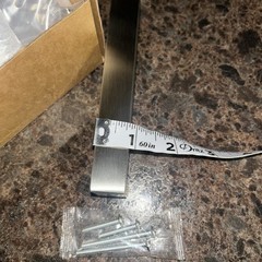 New In Box 10PK Handles For Dresser/Cabinets, Stainless Steel Includes Hardware