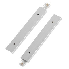 NEW 2pcs/ Set Mini Aluminum Alloy Durable Smooth Slideway For Drawer