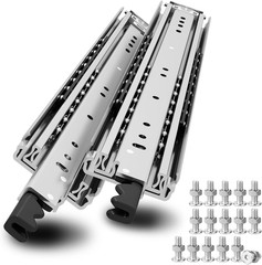 48″ Detachable Industrial Grade Heavy Duty Drawer Slide with Lock #XD76, 3″ Wide