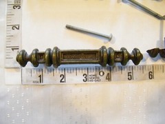 National Lock lot of 10 vintage 1970s metal drawer PULLS HANDLES 5 1/8″ long