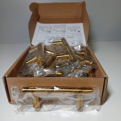 15 Pack Goldenwarm Gold Cabinet Door Handles Drawer Pulls Dresser Drawer Handle