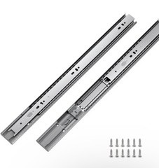 (2-Pk) Lontan Ball Bearing Extension Drawer Slides 18″ Silent, Stable (F5)