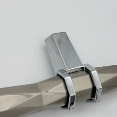 Amerock London 10-1/16″ CTC Bar Cabinet Pull | Nickel / Chrome | BP36664G1026