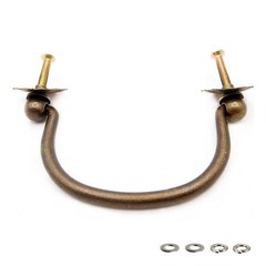 10 Pack Txinmin Traditional Bail Antique Brass Drawer Pull 33/20 Inch 80mm