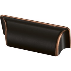 (5-Pack) – Bronze and Copper Cabinet Handles, 3 Inch Hole Center, Casual Pull…