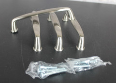 Brushed Nickel Stainless Steel Cabinet Pulls Handles 5.75 inch Long with screws