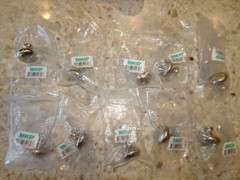 10 New Laurey Polished Chrome Round 1 1/4″ (32mm) Kitchen Cabinet Knobs