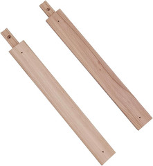Wooden Drawer Slides 17-3/4 Inches Classic Wood Center Guide Track with Slide Gl