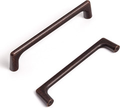 Antique Oil Rubbed Bronze Cabinet Pulls with 5”(128Mm),Retro Style Solid Zinc C