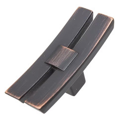 1-7/8 In. Oil Rubbed Bronze Industrial Dual Bar Cabinet Knob (10-Pack)