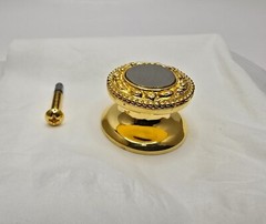 Vicenza Designs K1149-PEWT-PG San Michele 1″ Knob Handle Pull (Polished Gold)