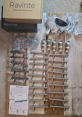 Ravinte Mixed Lot Partial Sets Cabinet Pulls Silver Matte Black Straight +…