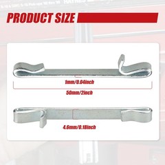 4 Pcs Early 2” Double Loop Style Tool Box Drawer Slide Retaining Keeper Clip…