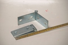 Lot of (2) 3.5″ x 1.5″ Door / Gate Hinges 3 1/2 Inch