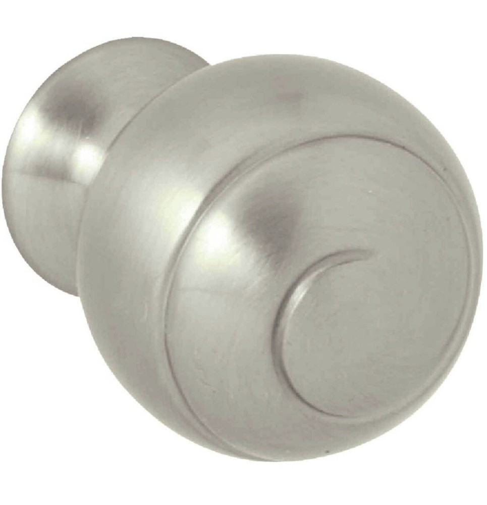 20 Amerock Swirl’Z Satin Nickel Spiral 1-1/8 In. Cabinet Knobs