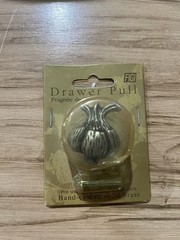 Vintage Brass Garlic Cabinet Knobs Kitchen Drawer Pulls 1.5”