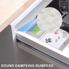 Adhesive Rubber Feet Bumper Stops w/Nip Door Cupboard Drawer Cabinet Kitchen lot