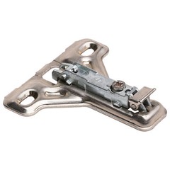 Salice Domi Screw On Face Frame 1mm Height 2 Way Adjustment Mounting Plate