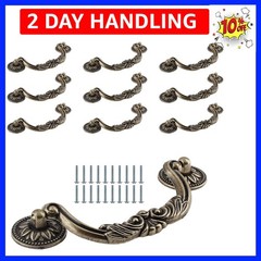 10 Piece Drop Drawer Handles 5 Inch128mm Hole Centers – 6.2 Inch Total Length…
