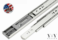15 Pair 12″-24″ Soft Close Drawer Slides Ball Bearing Full Extension Value Pack