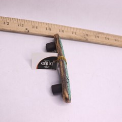 De Leon Collections Polyresin Faux Tooled Leather Drawer Pull Bar Handle