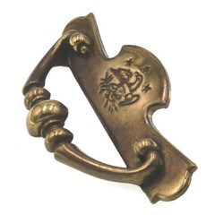 National Lock Company Governor Winthrop American Eagle 3″ Ctr. Brass Drawer Pull