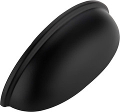 Matte Black Drawer Pulls Cabinet Cup Pulls 3 Inch 10 Pack | Kitchen Hardware, Cu