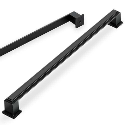 Pack 12.6 Inch(320mm) Hole Center Modern 12.6 Inch Hole Center 10 Matte Black