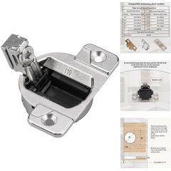 8 Pack Blum 110° Cabinet Hinges Replacement 30.310-11.02 Screw-On Compact Hinges