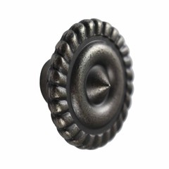Cabinet Knob Pewter Brass 1 1/4″ Diameter Round Shaped Renovators Supply