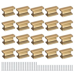 20 Pack Square Cabinet Knobs Dark Gold Dresser Knobs Kitchen Cabinet Pulls