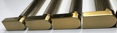 Sumner Street Kent Knurled 12 Satin Brass Drawer Pulls 10 Pack