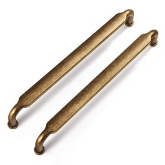 2 PCS 61/4 Inch 160mm Hole Center Antique Brass Zinc Alloy Cabinet Pull
