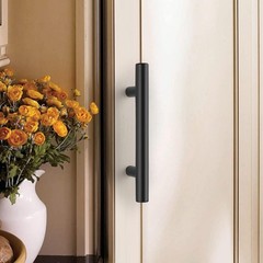 10 Pack Modern Flat Black Cabinet Pulls – Elegant T-Bar Design & 3 Inch Centers