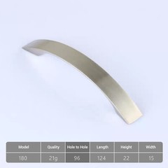 1-200PCS Brushed Nickel Stain Cabinet Hardware Handles Kitchen Drawer Pulls Knob