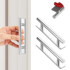 2PCS -Stick Instant Cabinet Drawer Door Handles, Aluminum Alloy Adhesive No D…