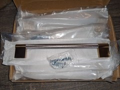 10 Pack 7.5″ Hole Centers Champagne & Nickel Cabinet Handles Drawer Pulls