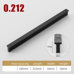 Cabinet Handles Drawer Pulls Knobs Cupboard Handle Door Pull T-shaped