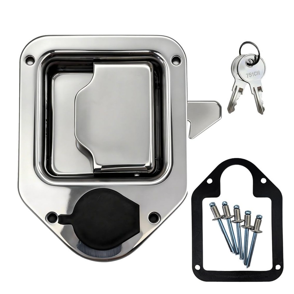 Truck Tool Box Lock Replacement 304 Stainless Steel Latch Tool Box Mechanism