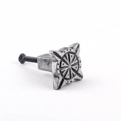 Iron Cabinet Knob Pewter Finish Target Design Cabinet Hardware