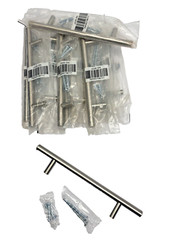 Lot Of 28, J226-SN, Jamison Collection Bar Cabinet Pull Satin Nickel 5″ CTC
