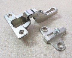 Rare MEPLA Mini/Compact Hinge 1356602 w/ Slide-On Base Plate 4176/77 (25mm)