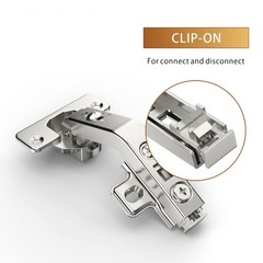 Furniware 1 Pair 135 Degree Lazy Susan Hinges,Full Overlay Concealed for Cabinet