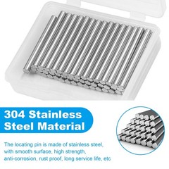 25 Pcs 6mm x 40mm Shelves Dowel Pin,304 Stainless Steel Dowel Pin, Shelf Supp…