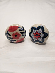 🎨🌺 Set of 12 Floreal Multicolor Ceramic Knobs • Hand‑Painted Drawer/Cabinet Pu