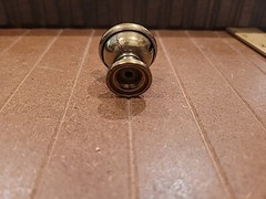 1.25 In Round Vintage Handpolished Brass Cabinet Knob