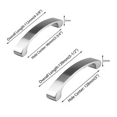 Traditional Cabinet Pull Handle Brush Nickel Oil Rubbed Bronze Kitchen Hardware