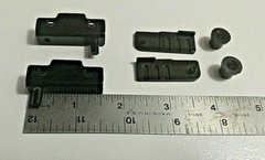 Glass Door Pivot Hinges – Satin Black – 2 Pair – Lot# 1021